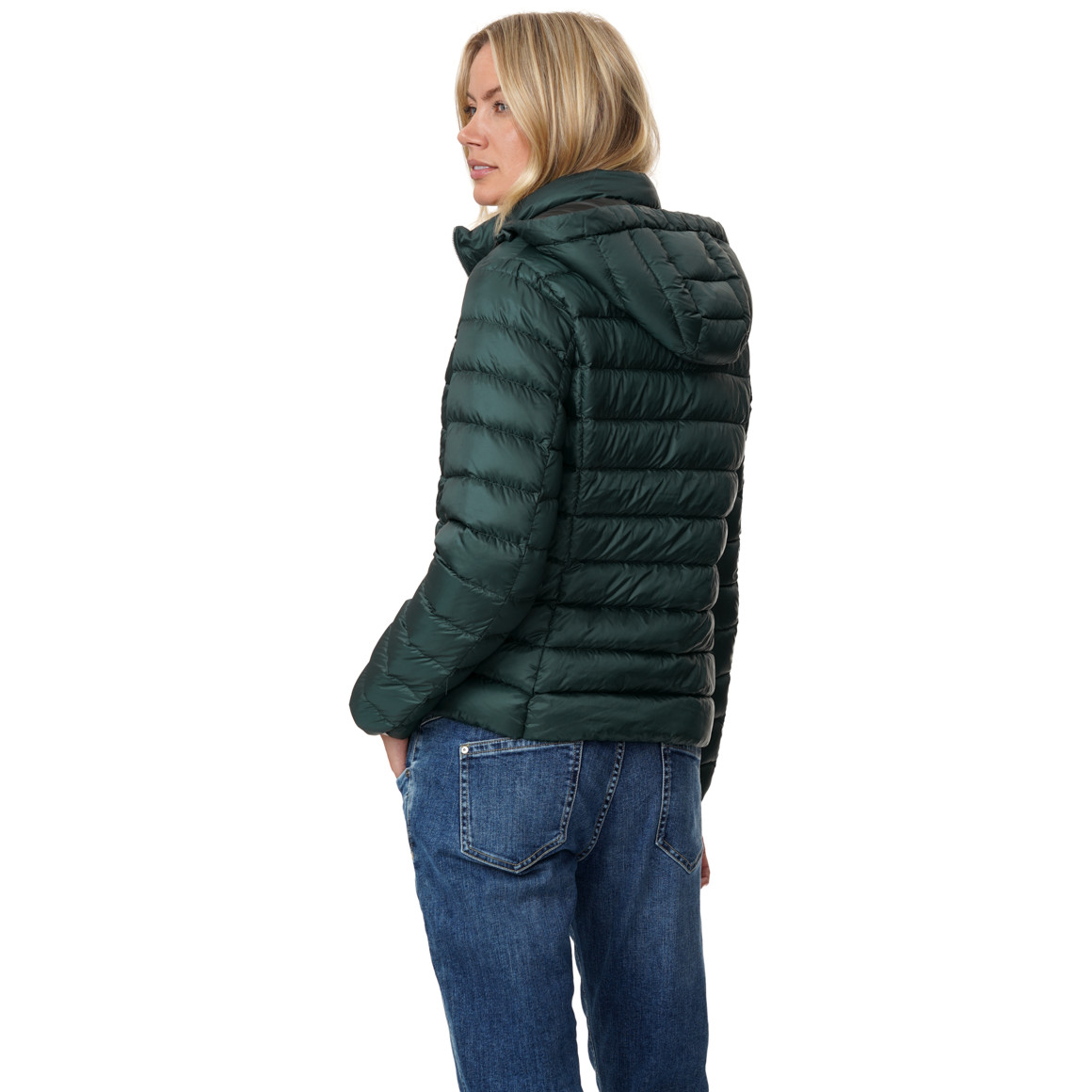 Damen Soft-Daunenjacke mit Kapuze
