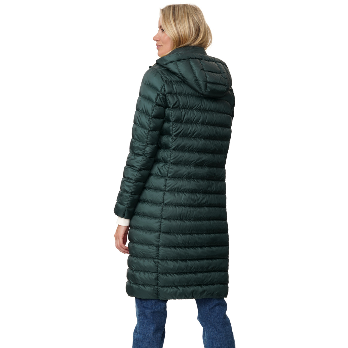 Damen Soft-Daunenmantel mit Kapuze
