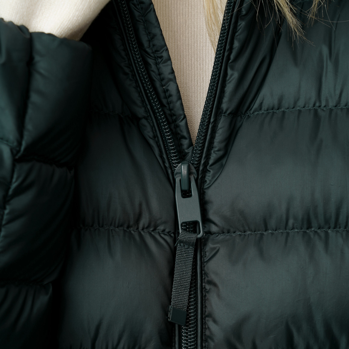 Damen Soft-Daunenmantel mit Kapuze