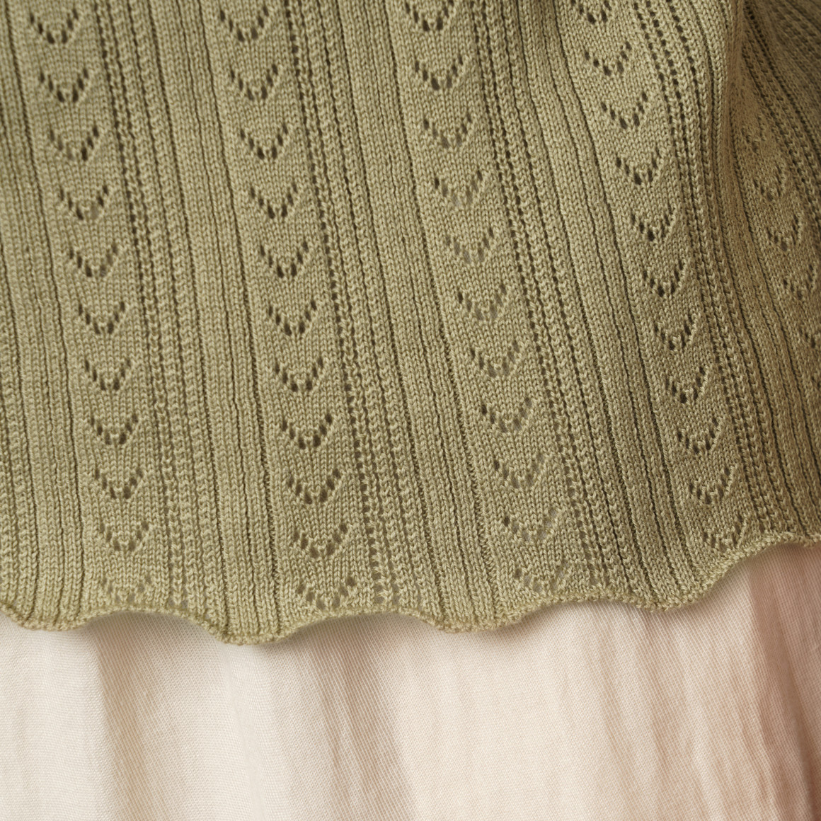Damen Strickshirt mit Wellenbündchen