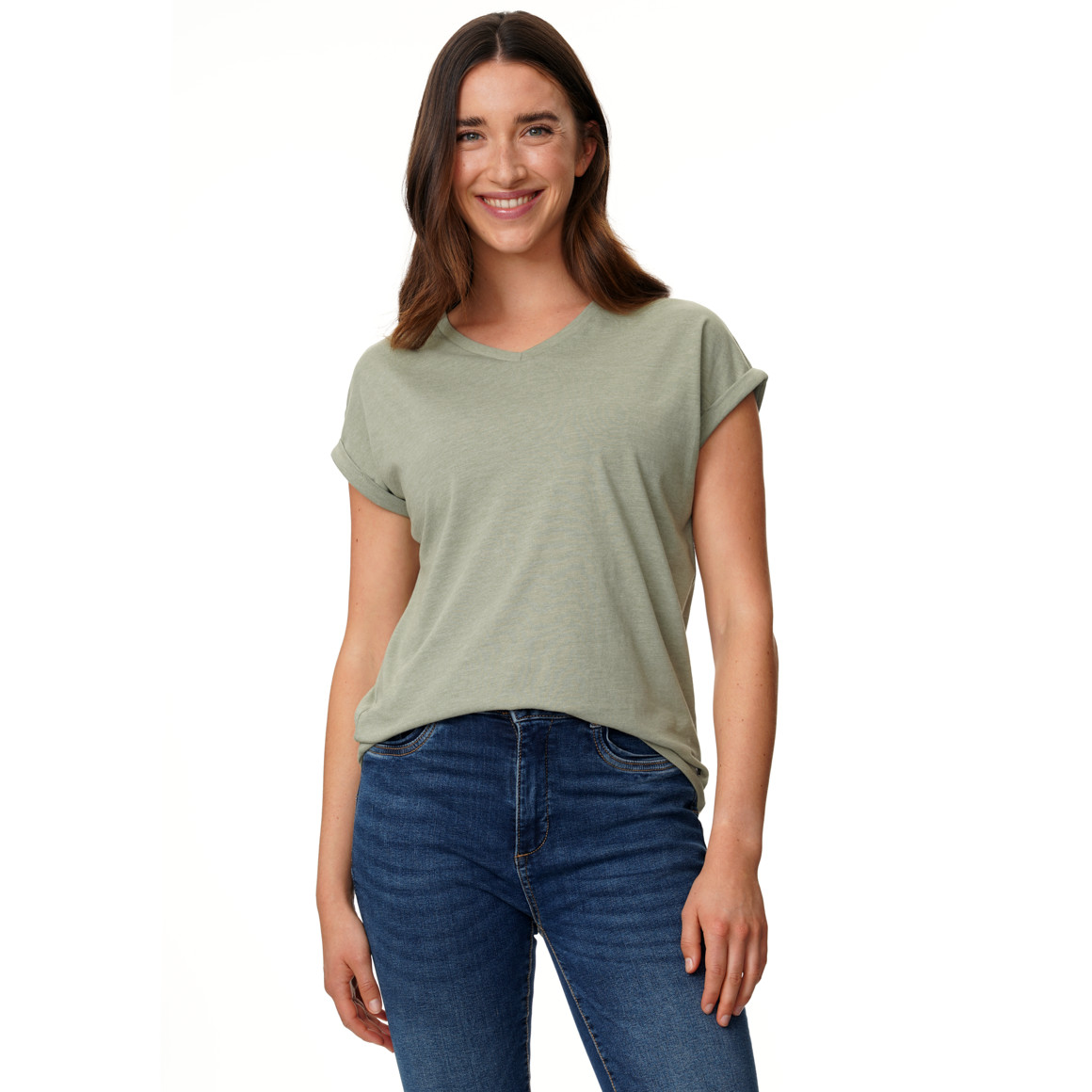 Damen T-Shirt im Basic-Look