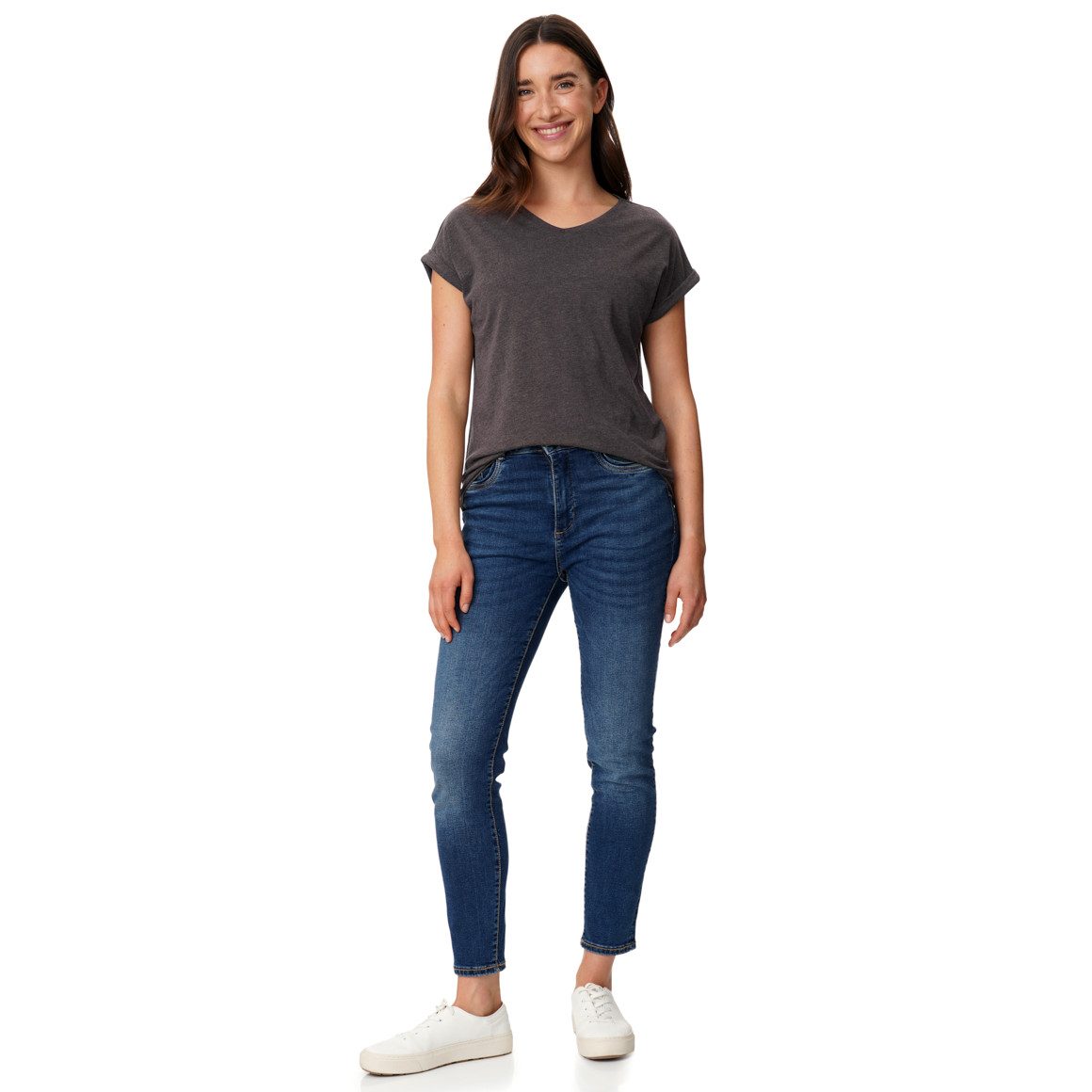 Damen T-Shirt im Basic-Look