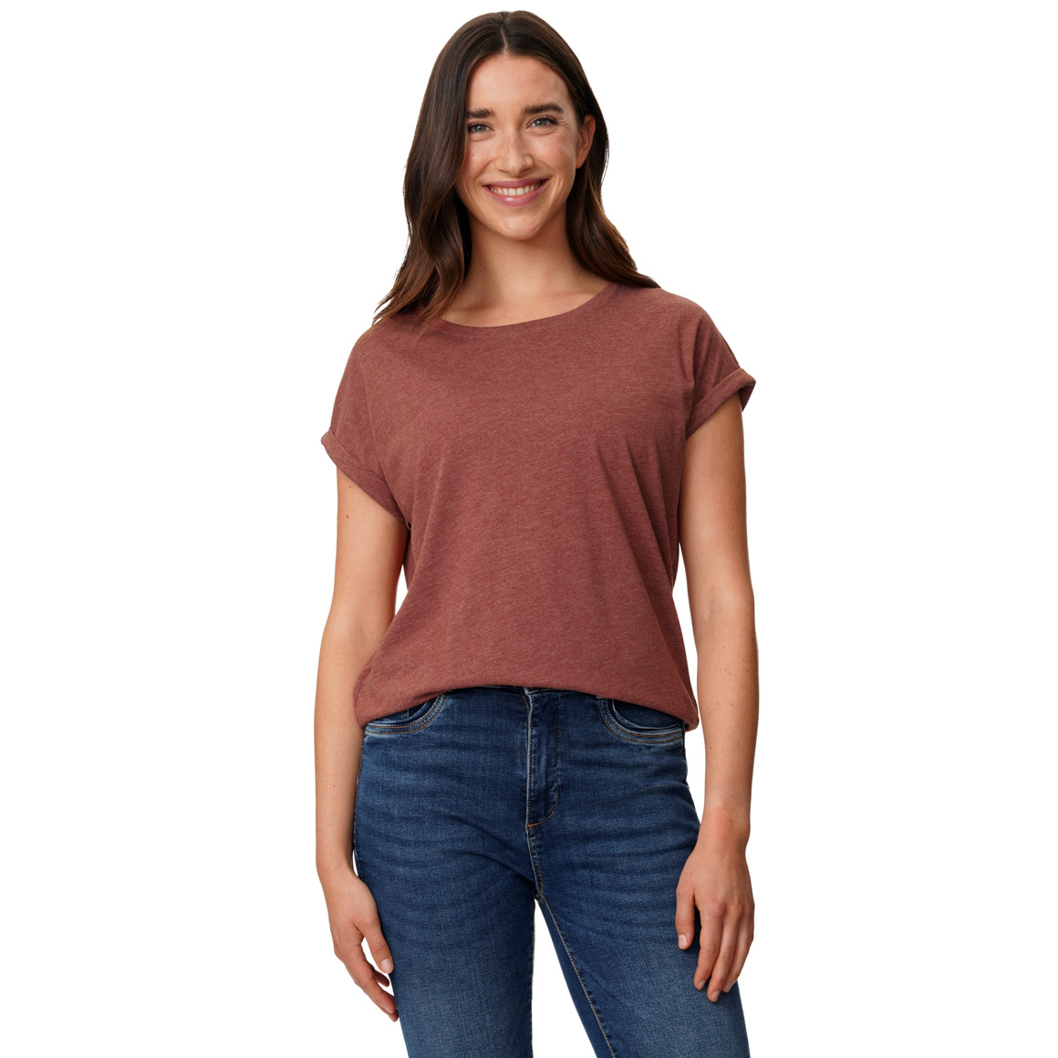 Damen T-Shirt im Basic-Look