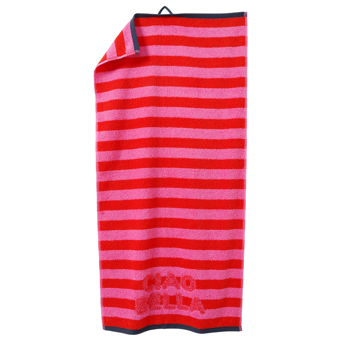 Handdoek met strepen