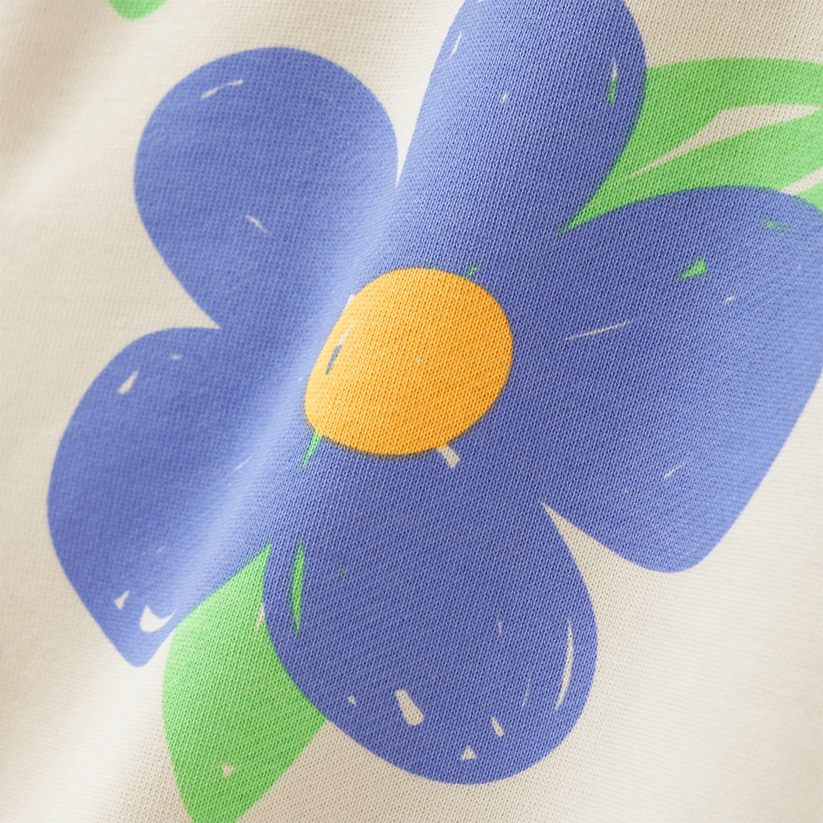 Mädchen Sweatshirt mit Blumen-Print