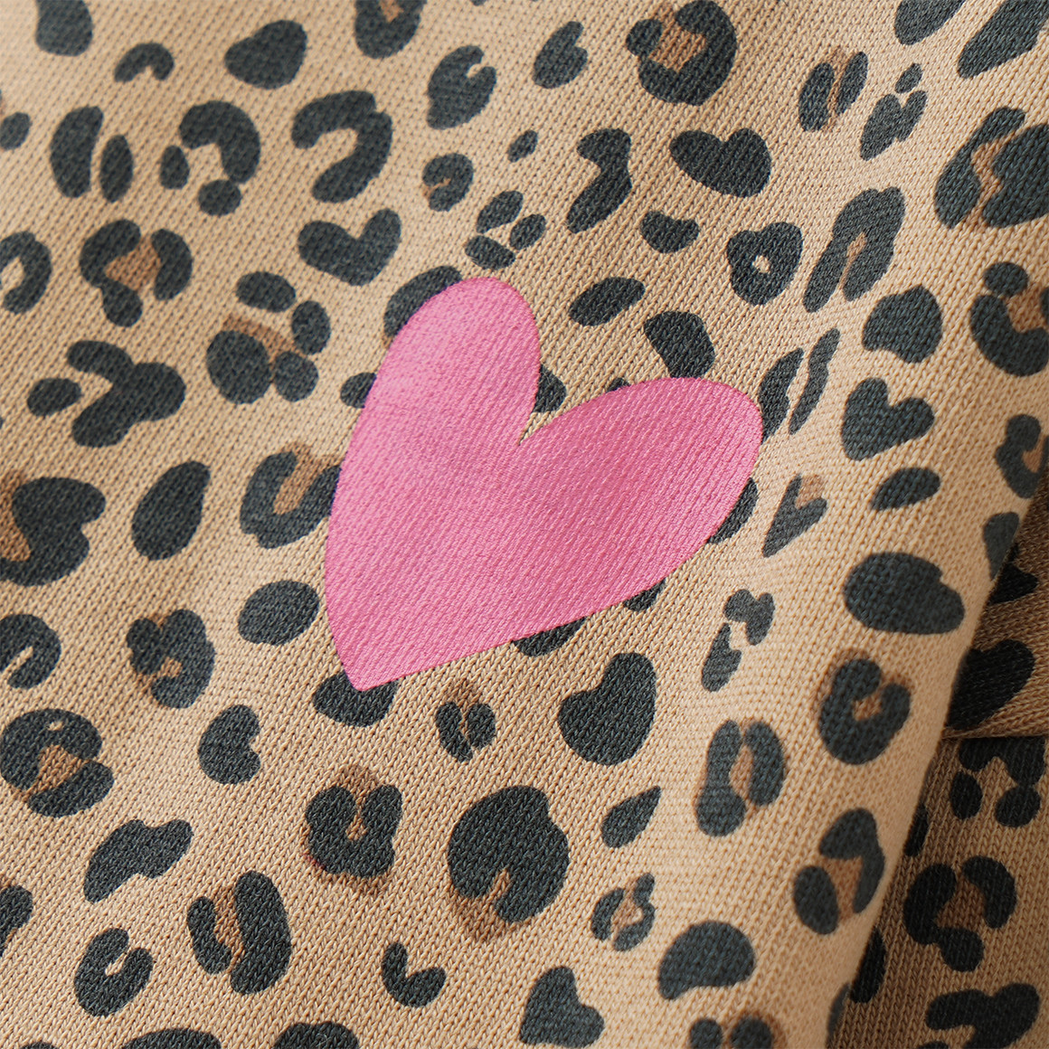 Mädchen Sweatshirt mit Leo-Print