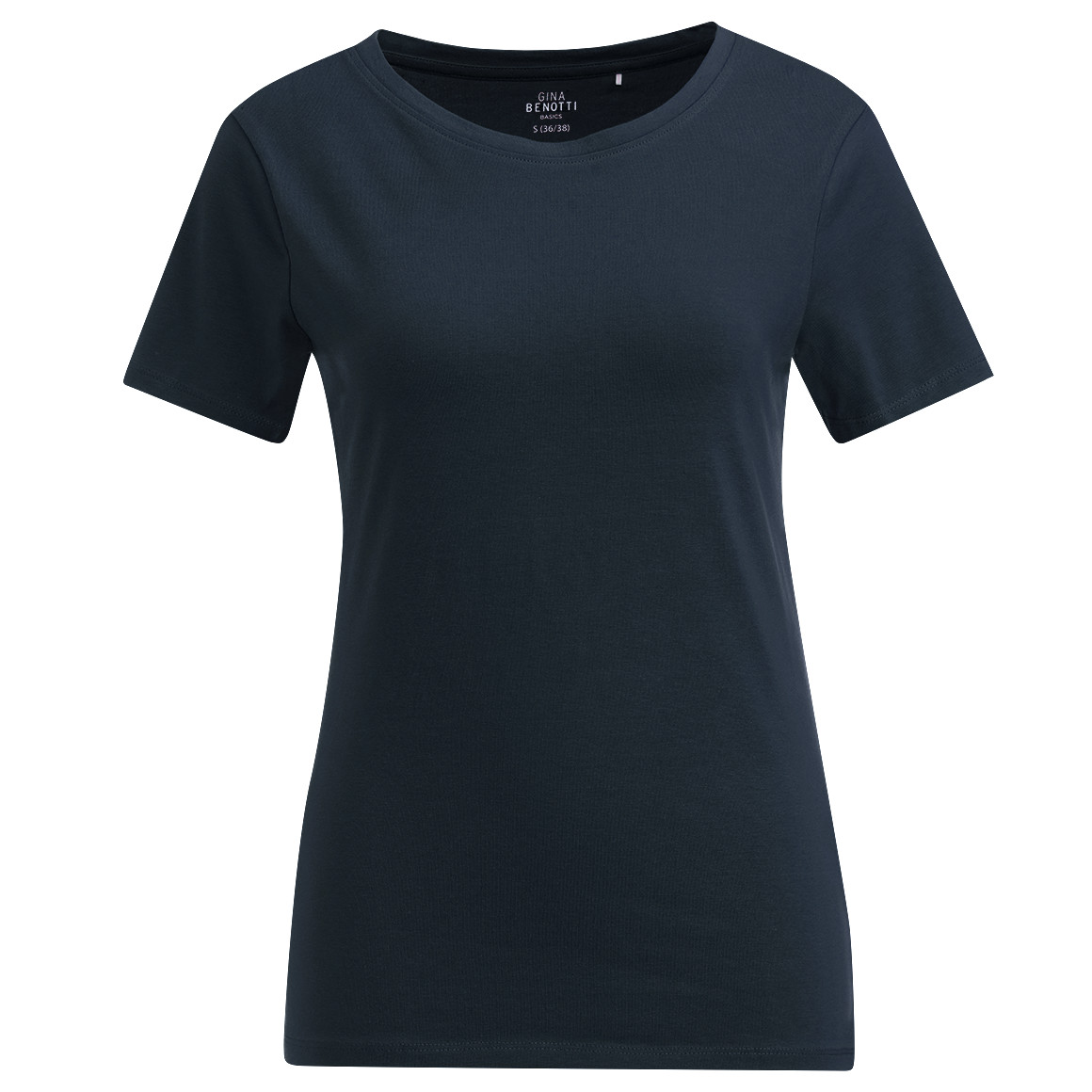 Damen T-Shirt mit Rundhalsausschnitt