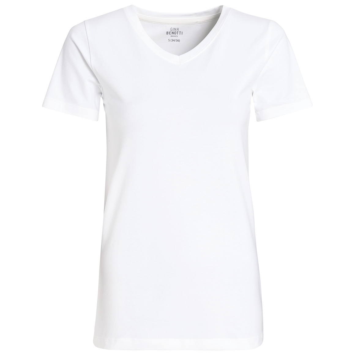 Damen T-Shirt mit V-Ausschnitt