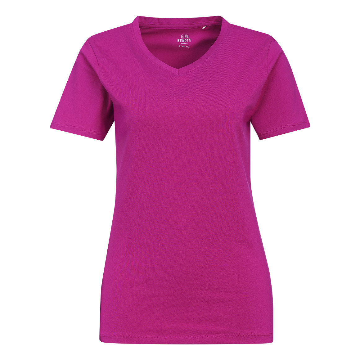 Damen T-Shirt mit V-Ausschnitt