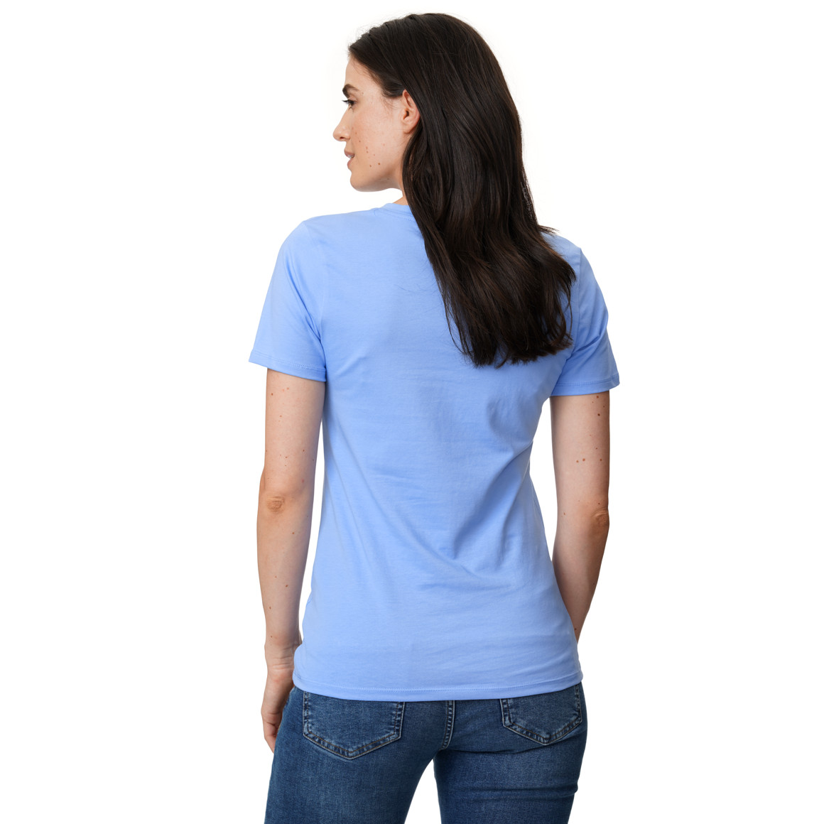 Damen T-Shirt mit V-Ausschnitt
