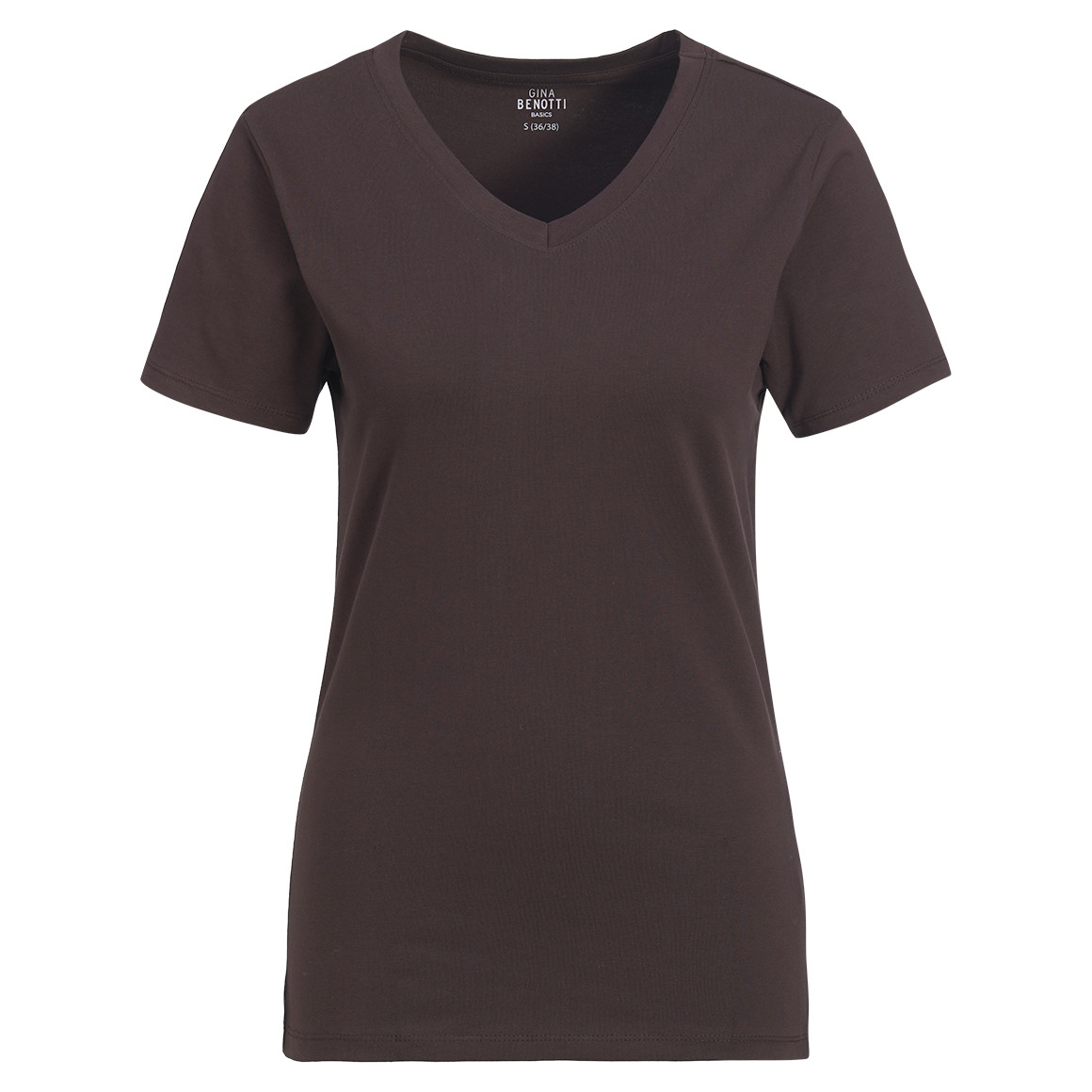 Damen T-Shirt mit V-Ausschnitt