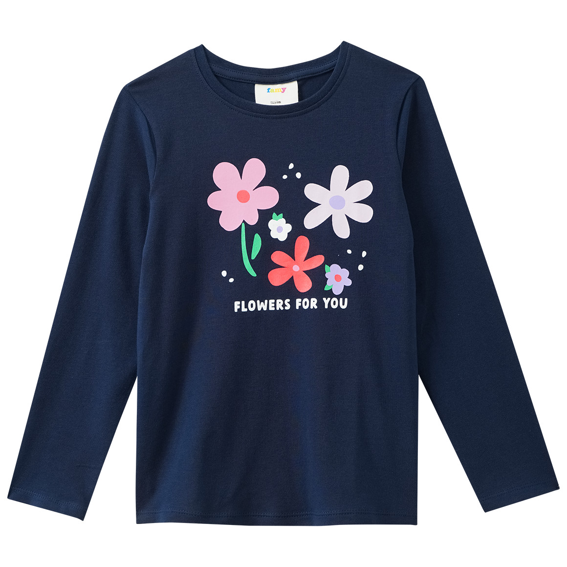 2 Mädchen Langarmshirts im Set