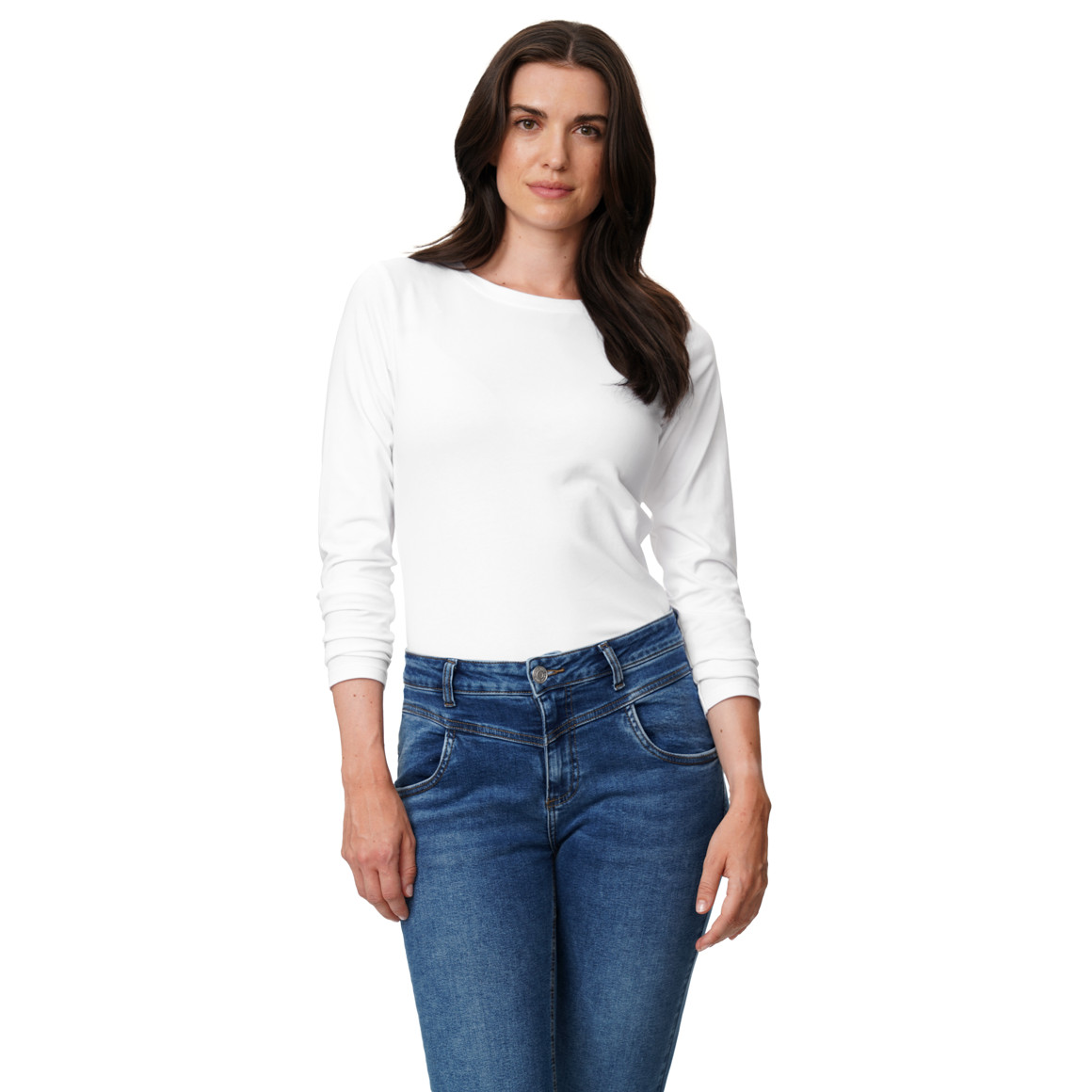 Damen Langarmshirt mit Bio-Baumwolle