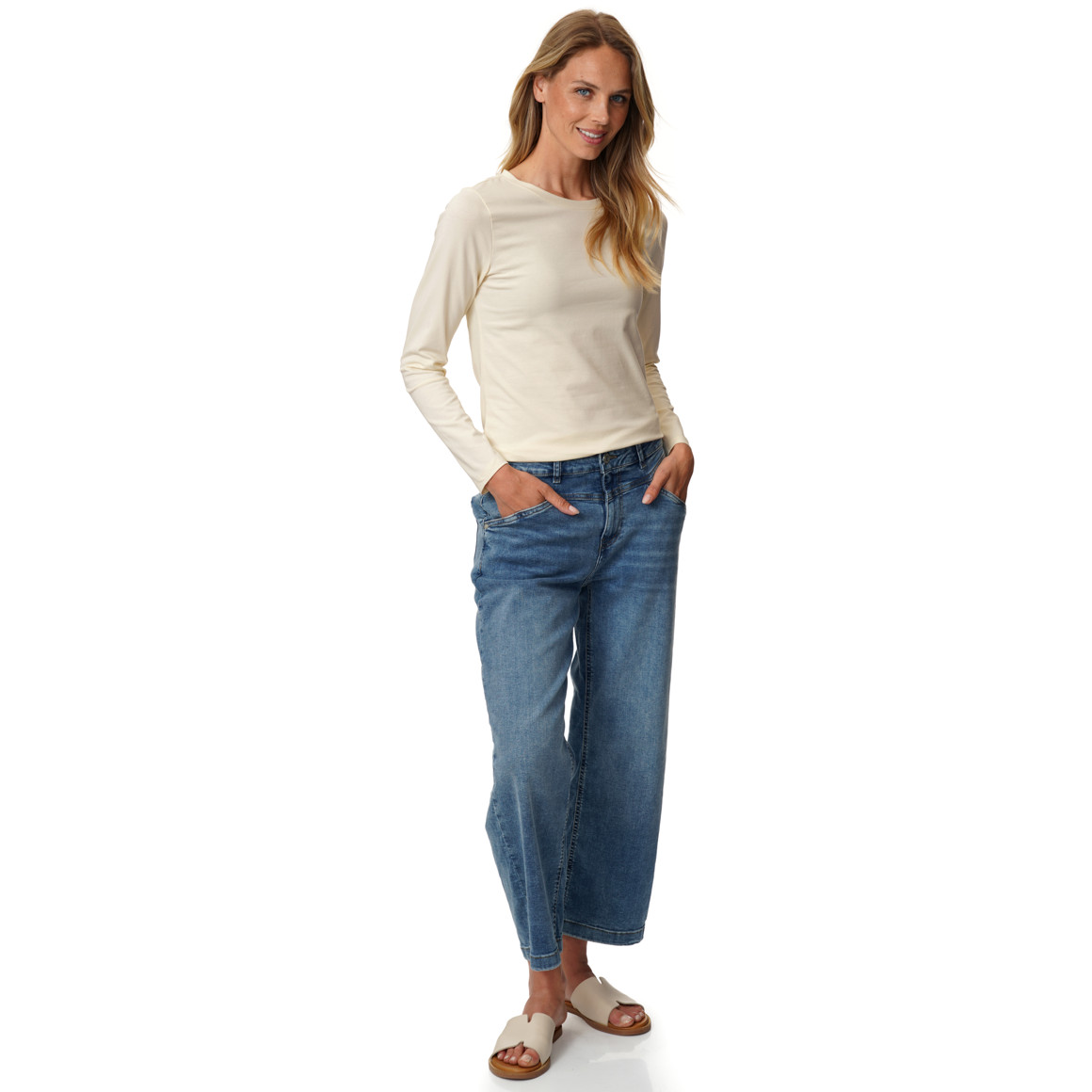 Dames-shirt met lange mouwen