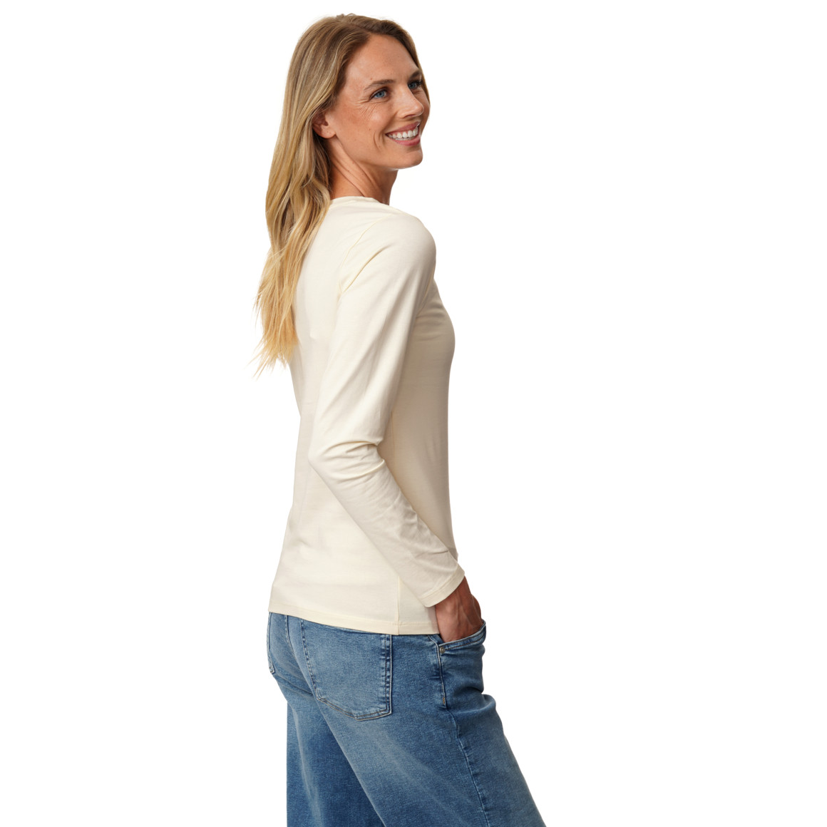 Dames-shirt met lange mouwen