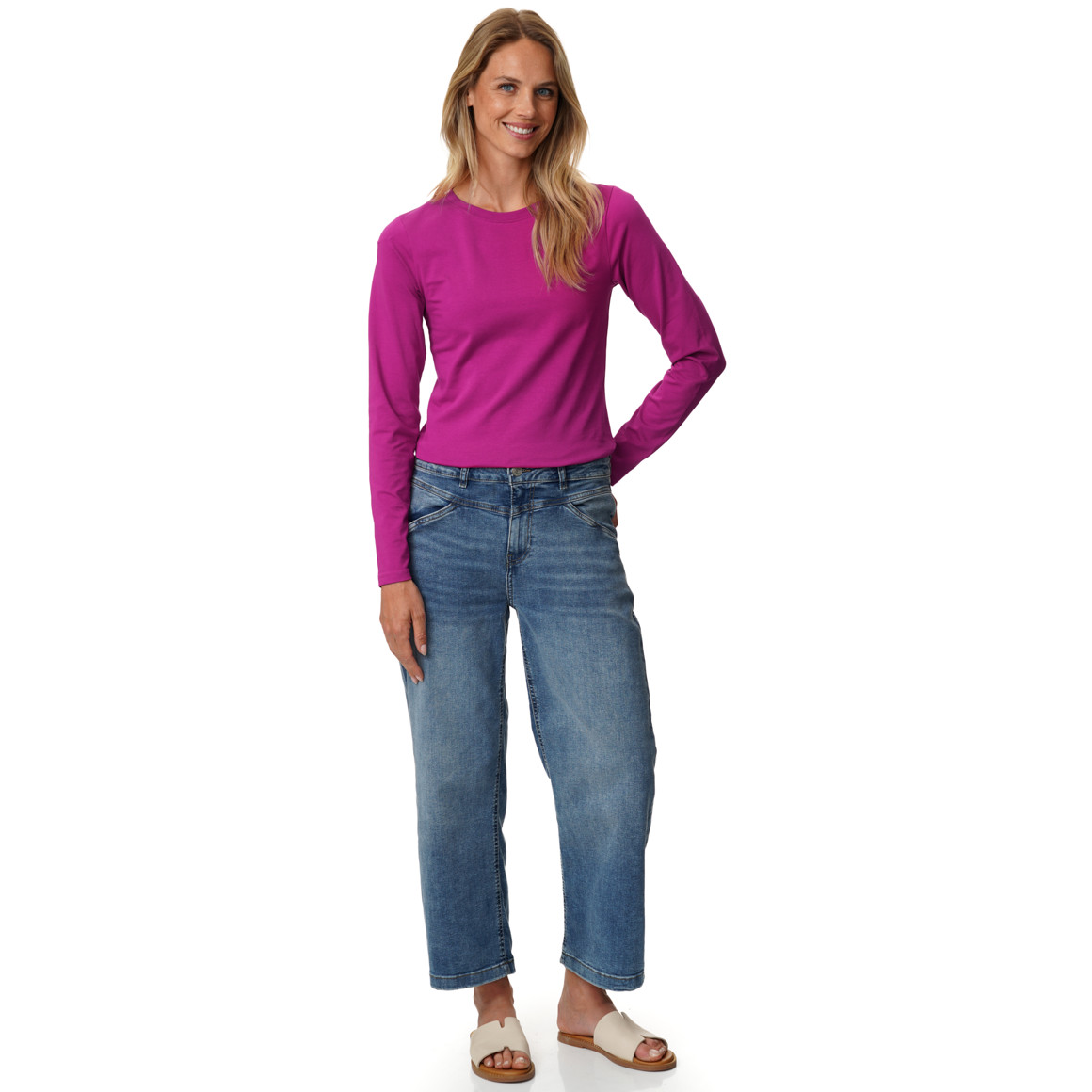 Dames-shirt met lange mouwen