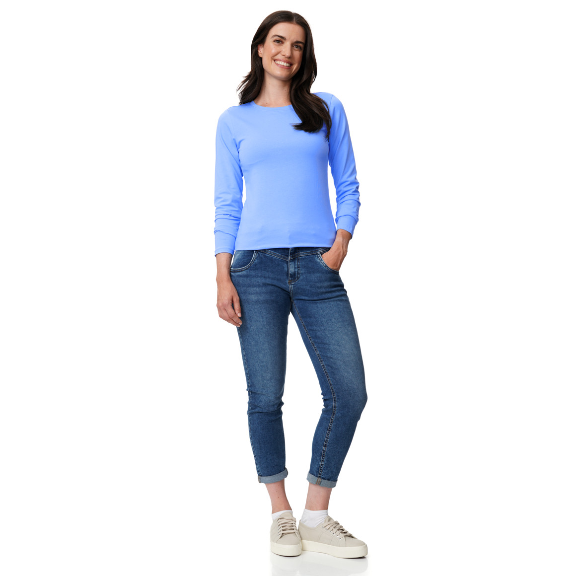 Dames-shirt met lange mouwen