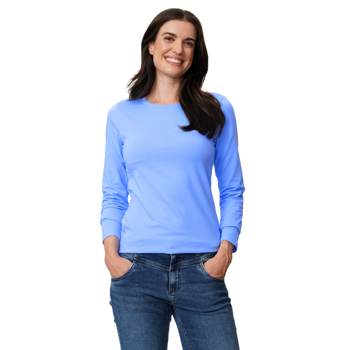Dames-shirt met lange mouwen