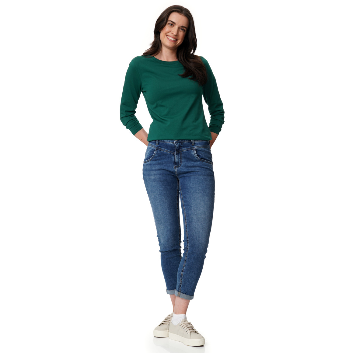Dames-shirt met lange mouwen