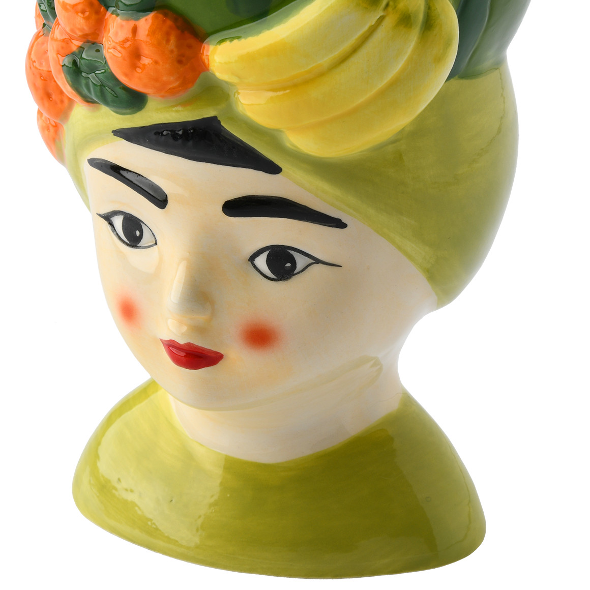 Kleiner Blumentopf Frauenkopf