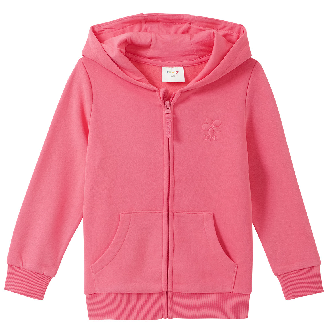 Mädchen Sweatjacke im Basic-Look