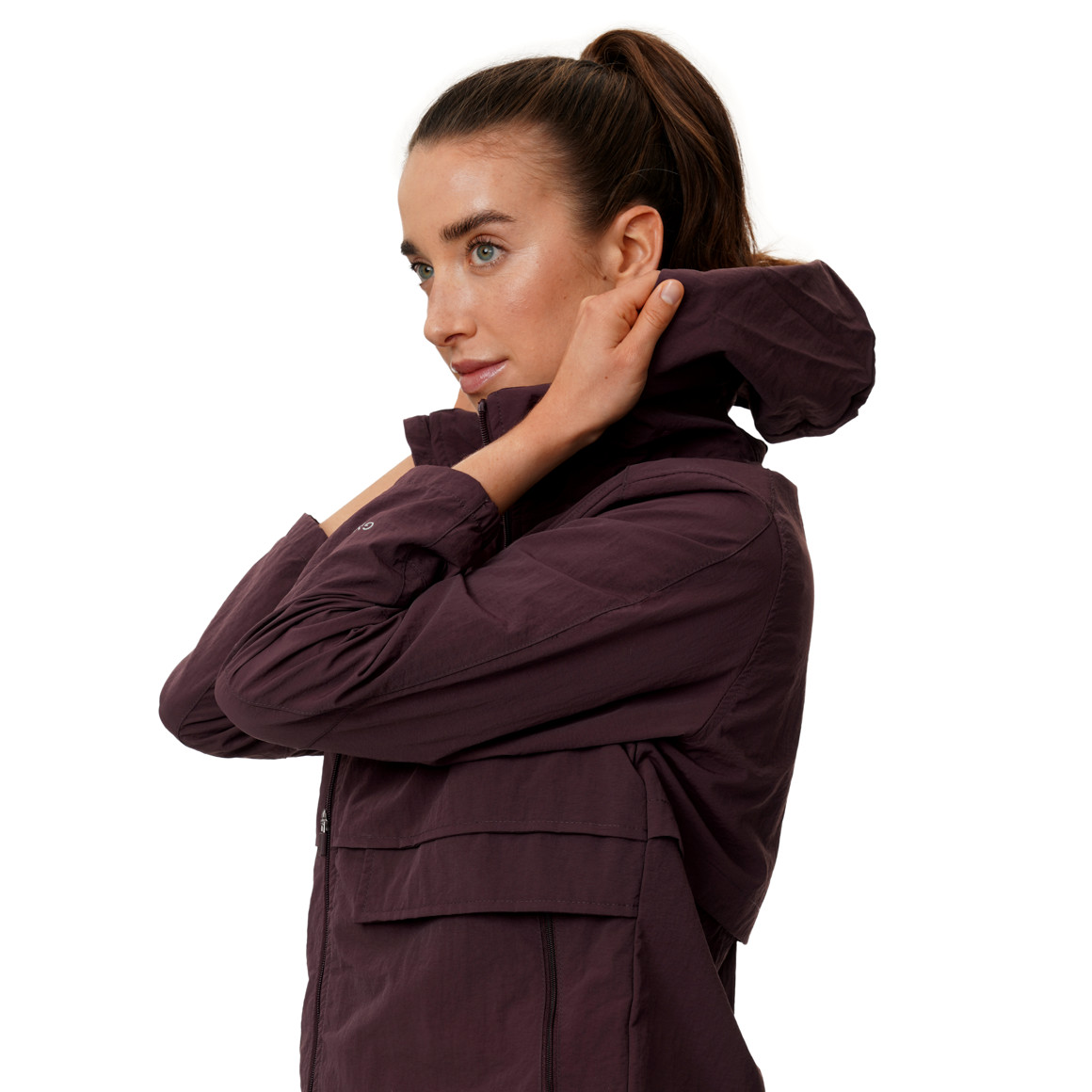 Damen Sport-Jacke mit Kapuze