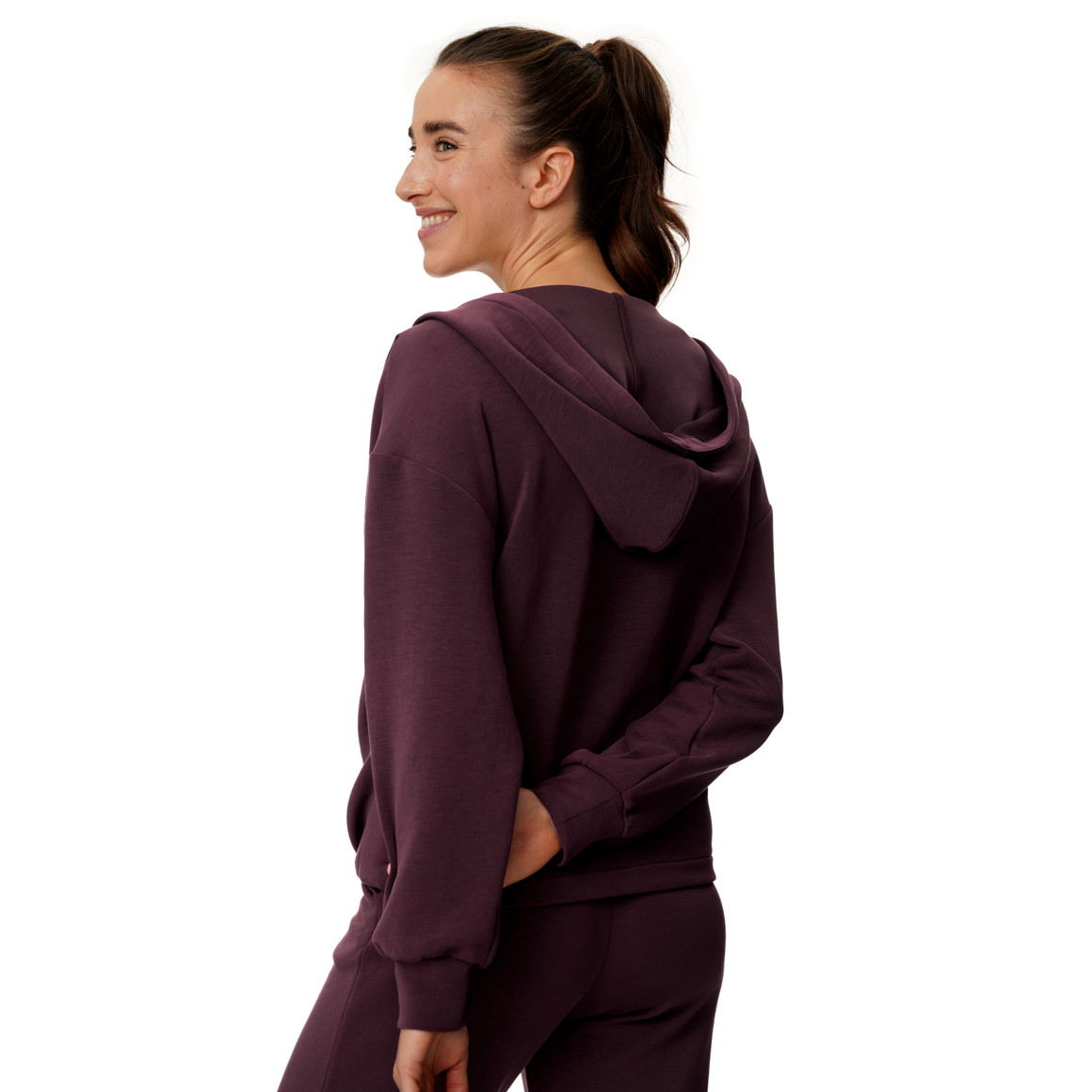 Damen Sport-Sweatshirt in Wickeloptik