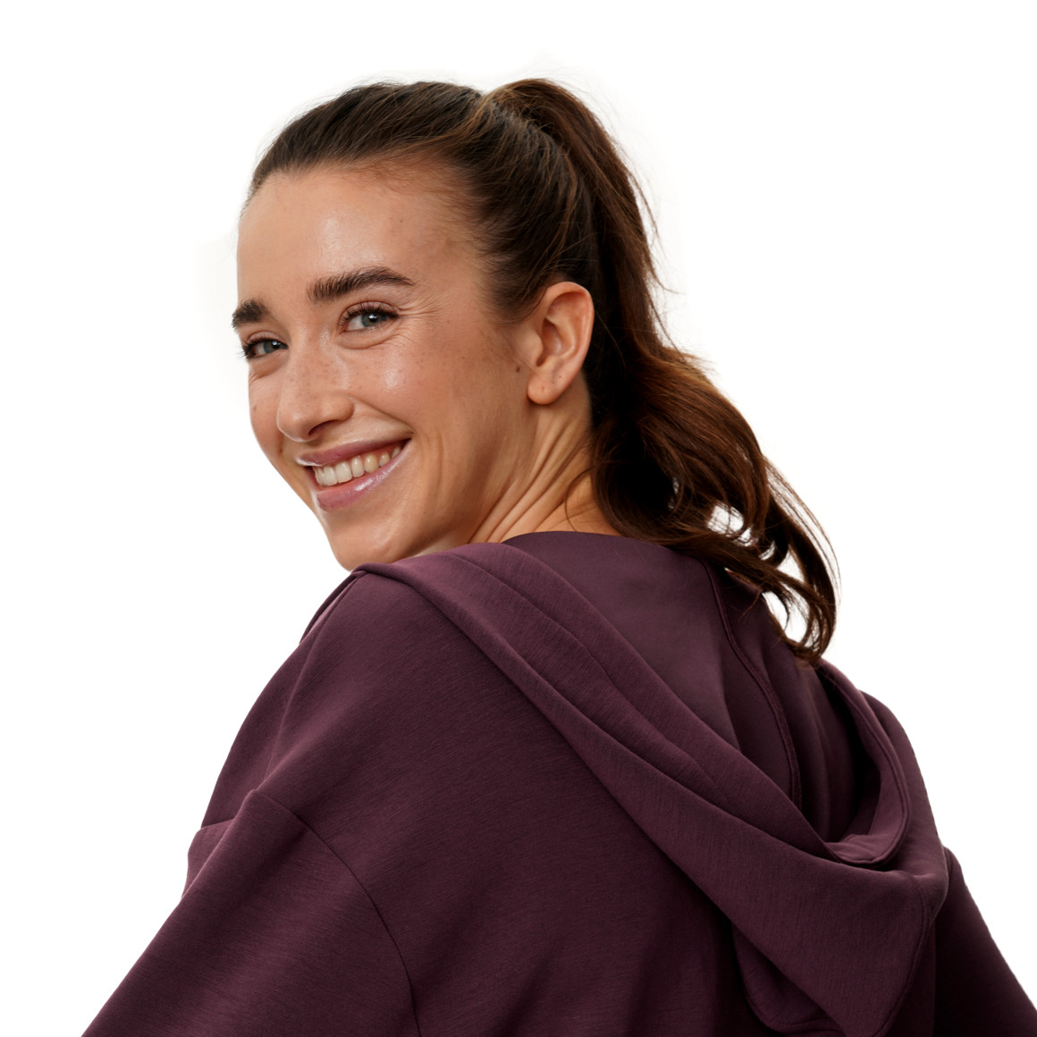 Damen Sport-Sweatshirt in Wickeloptik