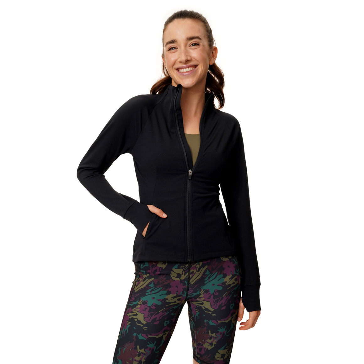 Damen Sport-Jacke mit Reißverschluss