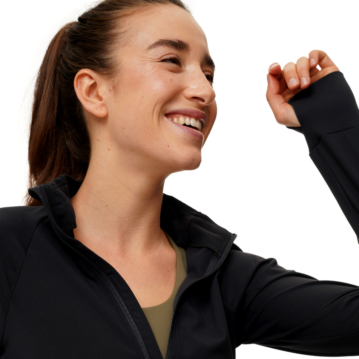 Damen Sport-Jacke mit Reißverschluss