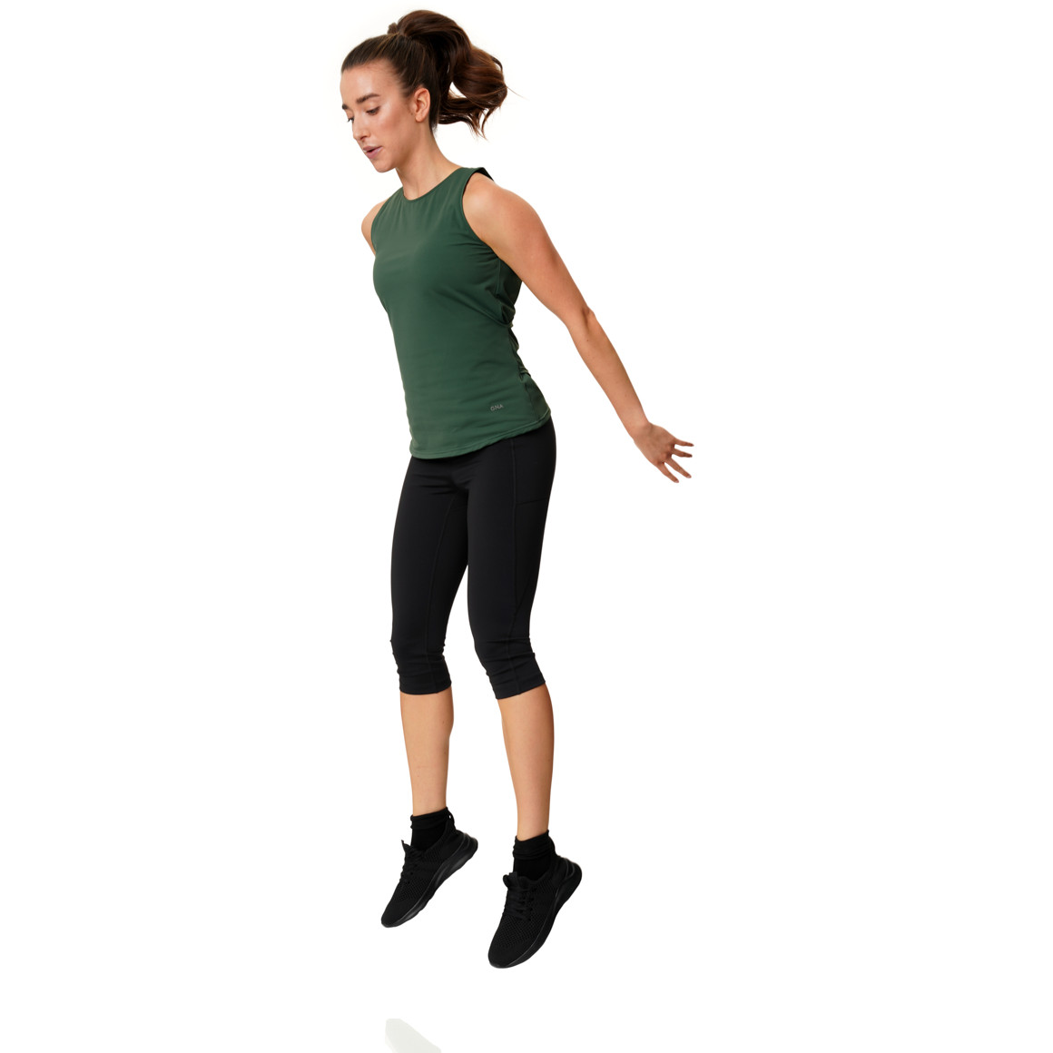 Damen Sport-Top unifarben