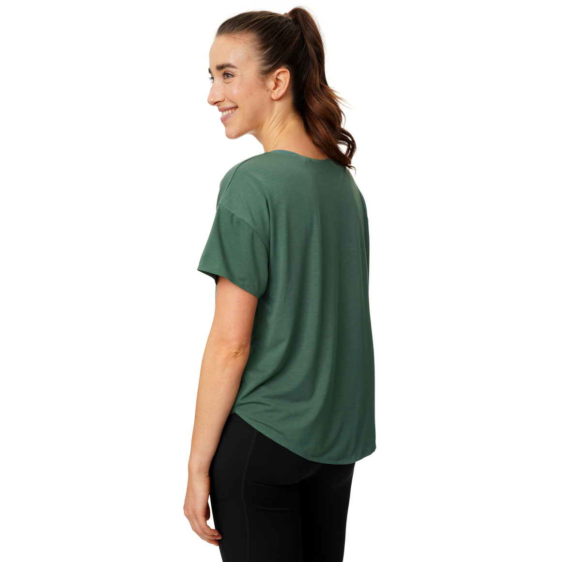 Damen Sport T-Shirt unifarben