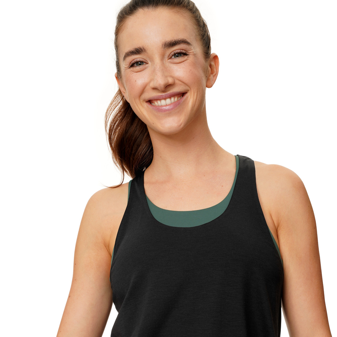Damen Sport-Top unifarben