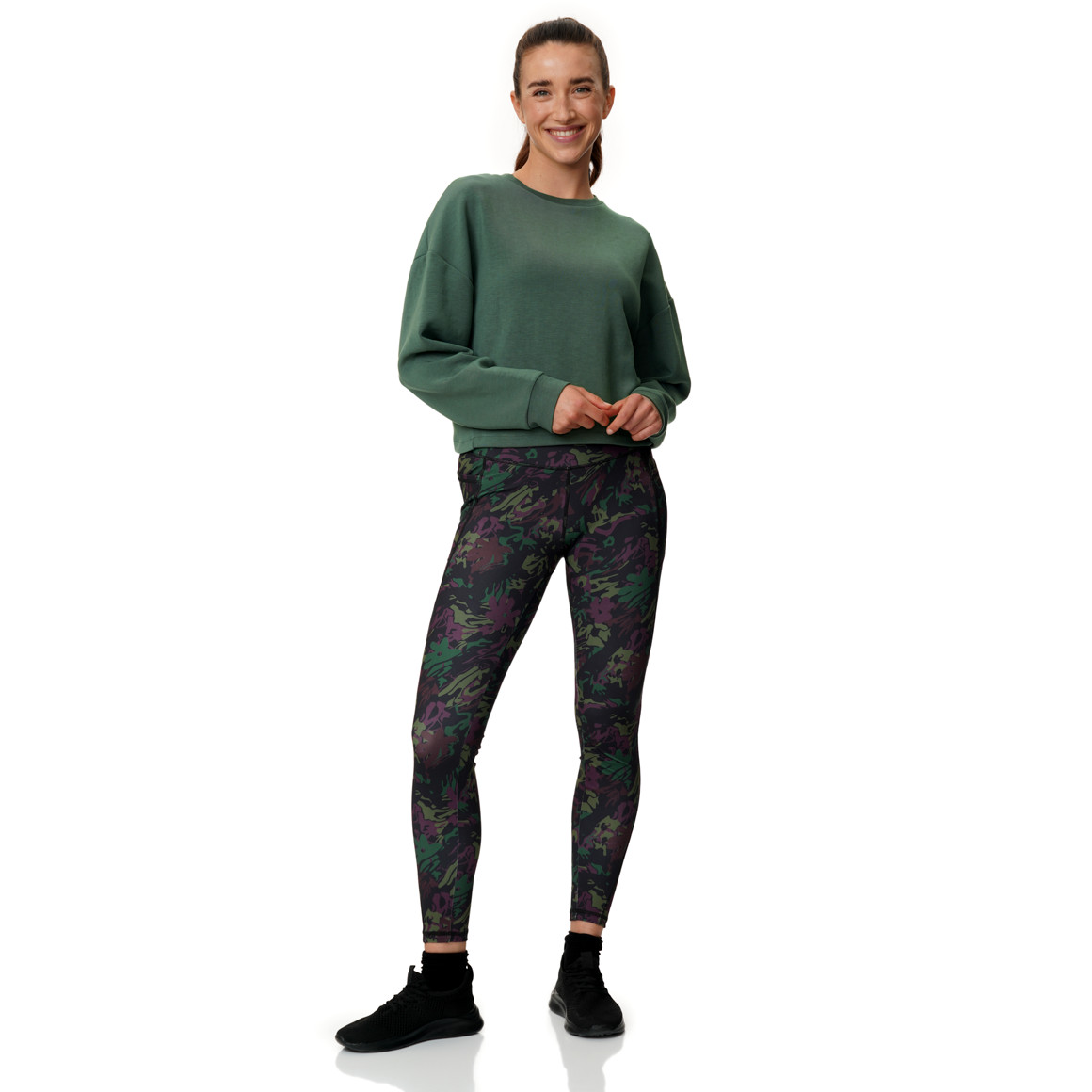 Damen Sport-Leggings mit Taschen