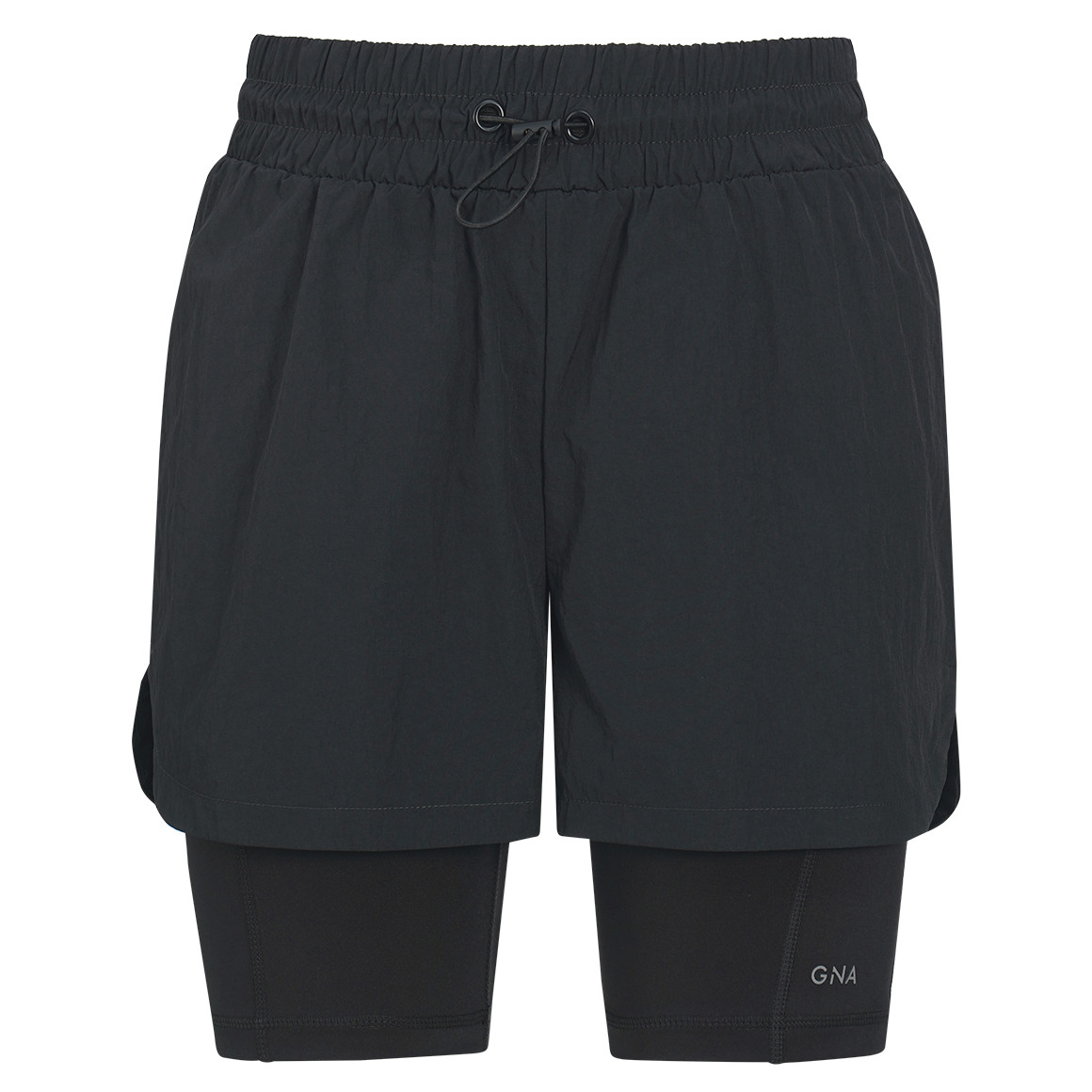 Damen Sport-Shorts zweilagig