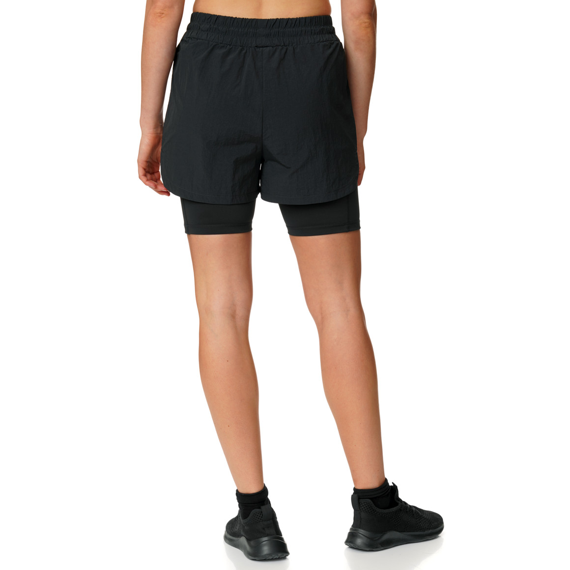 Damen Sport-Shorts zweilagig