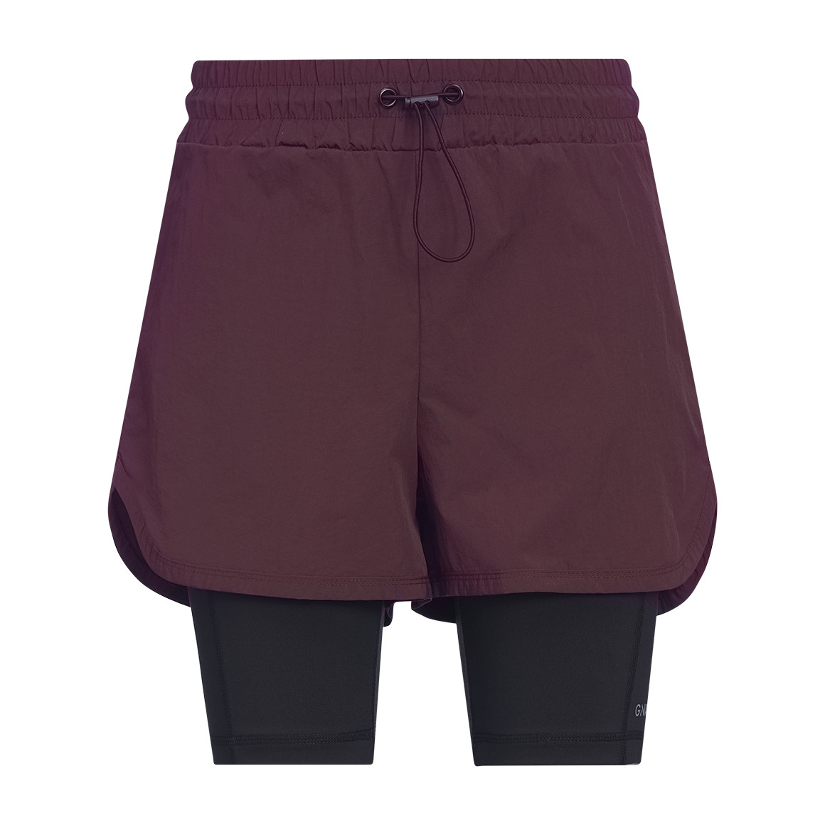 Damen Sport-Shorts zweilagig
