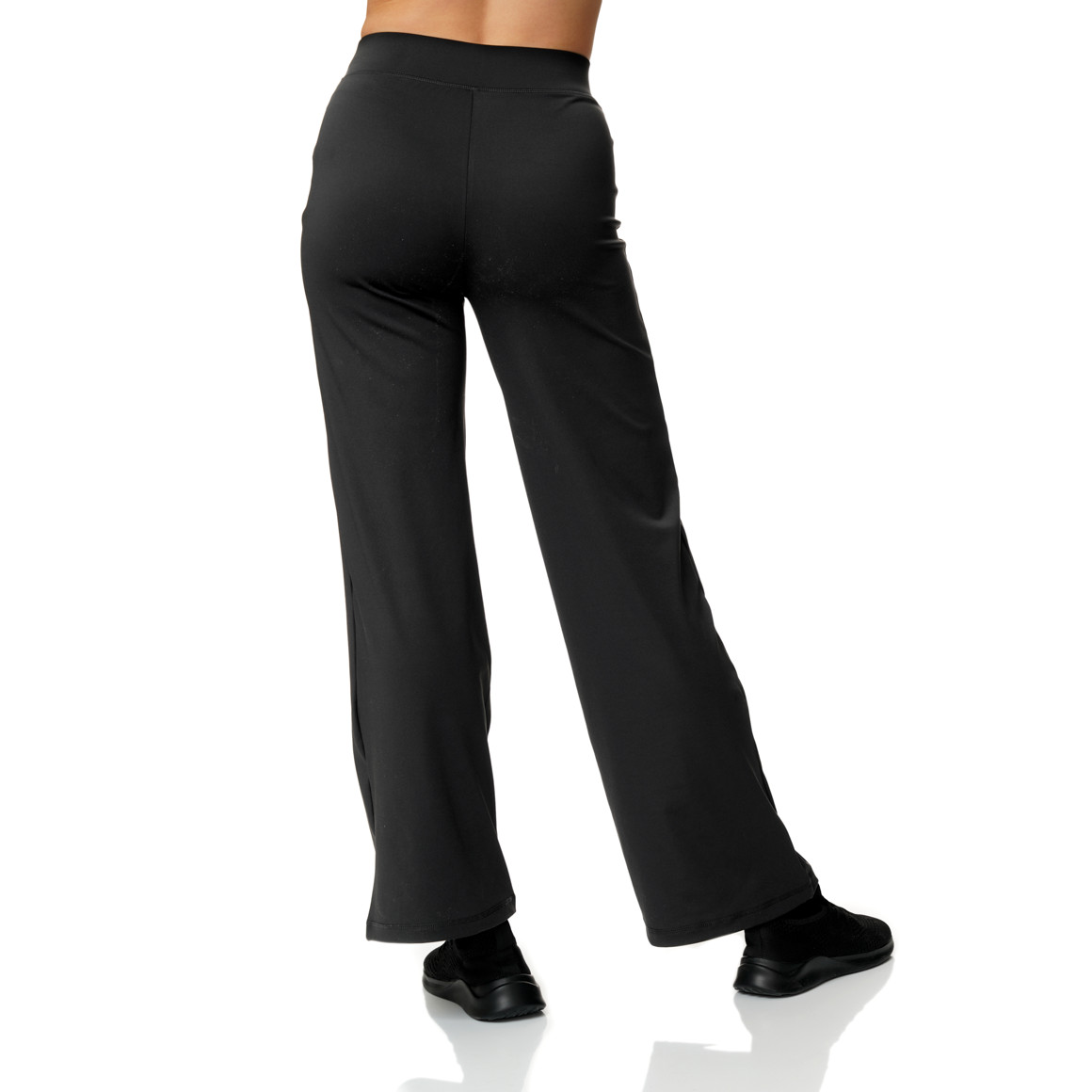 Damen Flared-Leggings unifarben