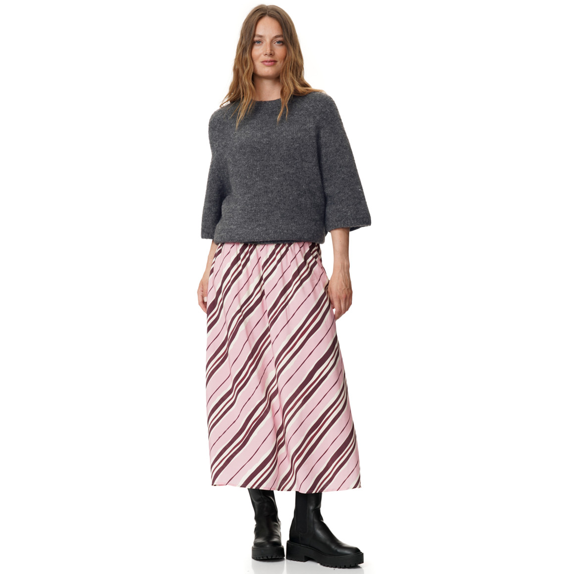 Damen Strickpullover mit kurzem Arm
