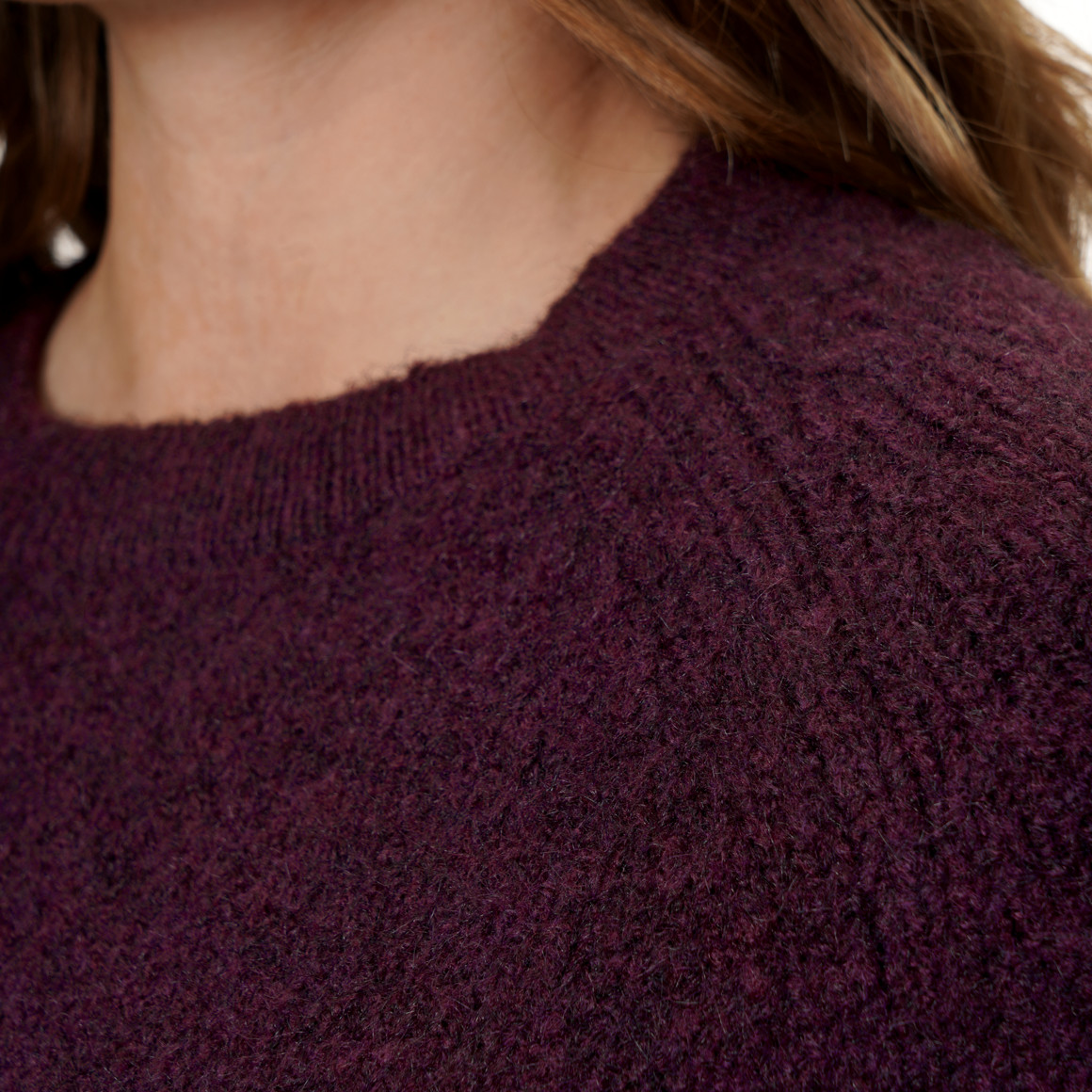 Damen Strickpullover mit kurzem Arm