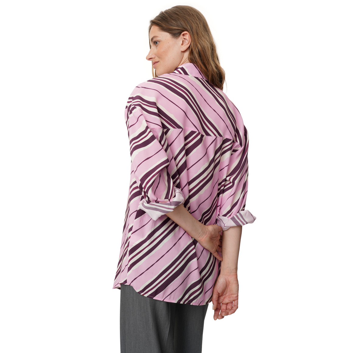 Damen Bluse in Hemd-Optik