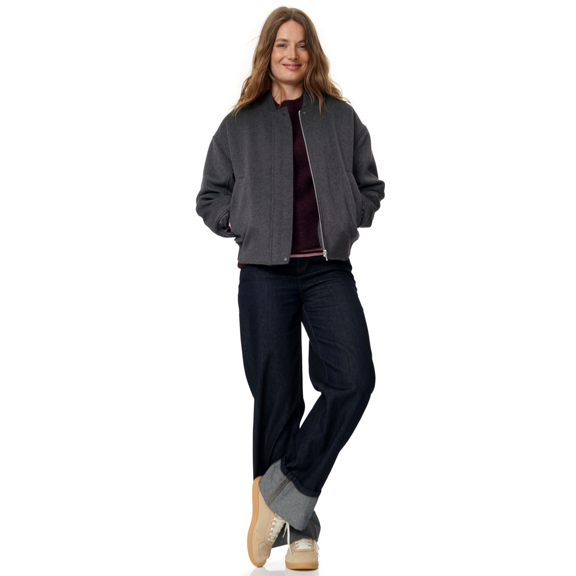 Damen Blouson mit Woll-Anteil