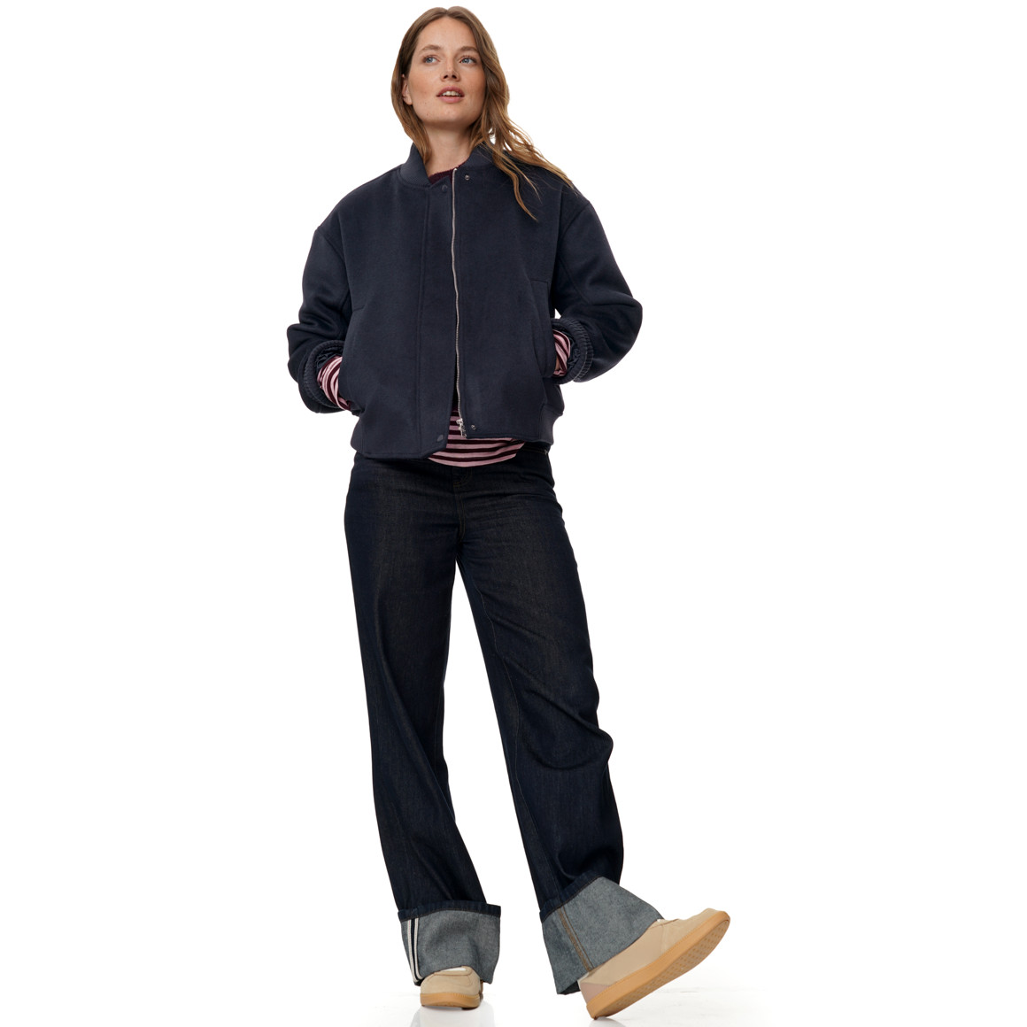Damen Blouson mit Woll-Anteil