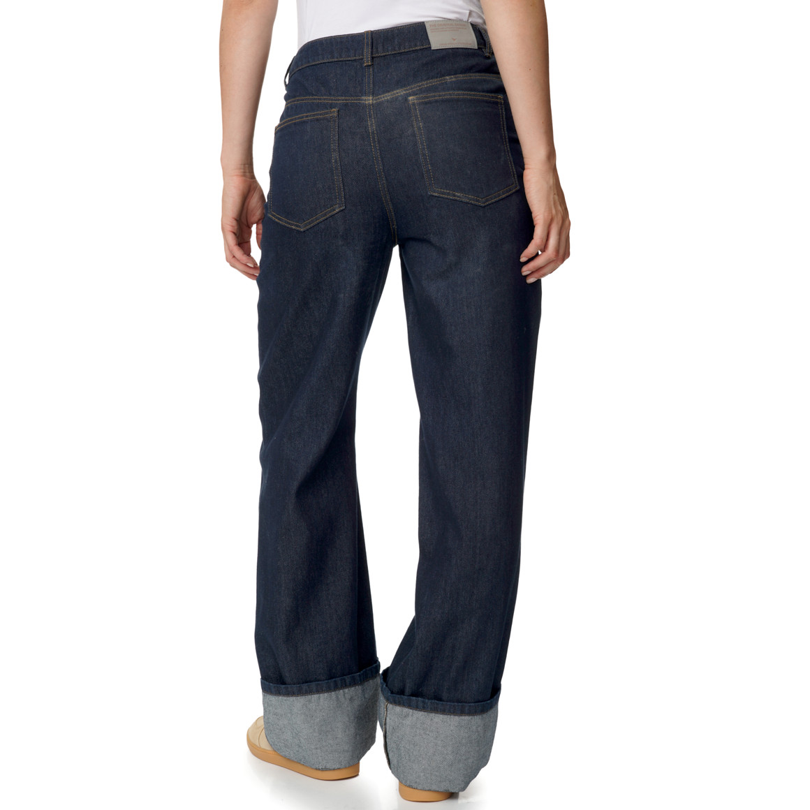Damen Wide-Leg-Jeans aus Bio-Baumwolle