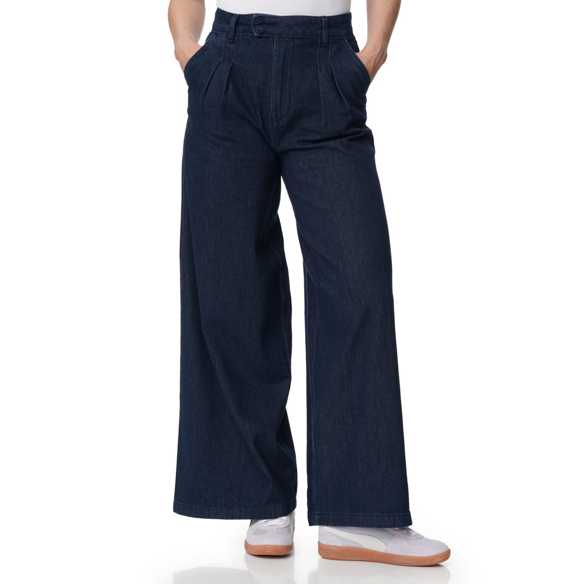 Damen Wide-Leg-Jeans aus Bio-Baumwolle