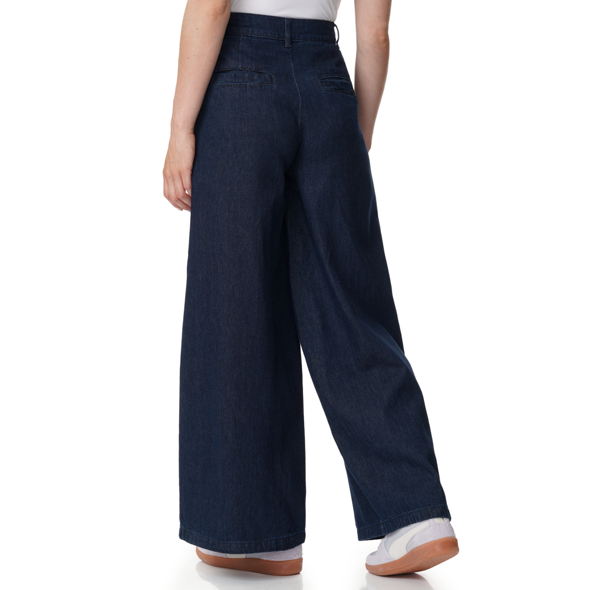 Damen Wide-Leg-Jeans aus Bio-Baumwolle