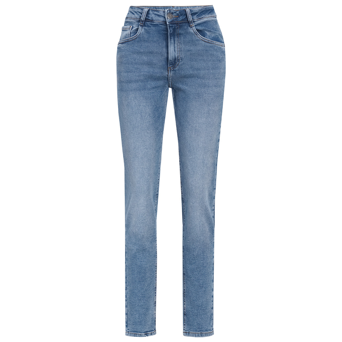 Damen Mom-Jeans mit Used-Waschung