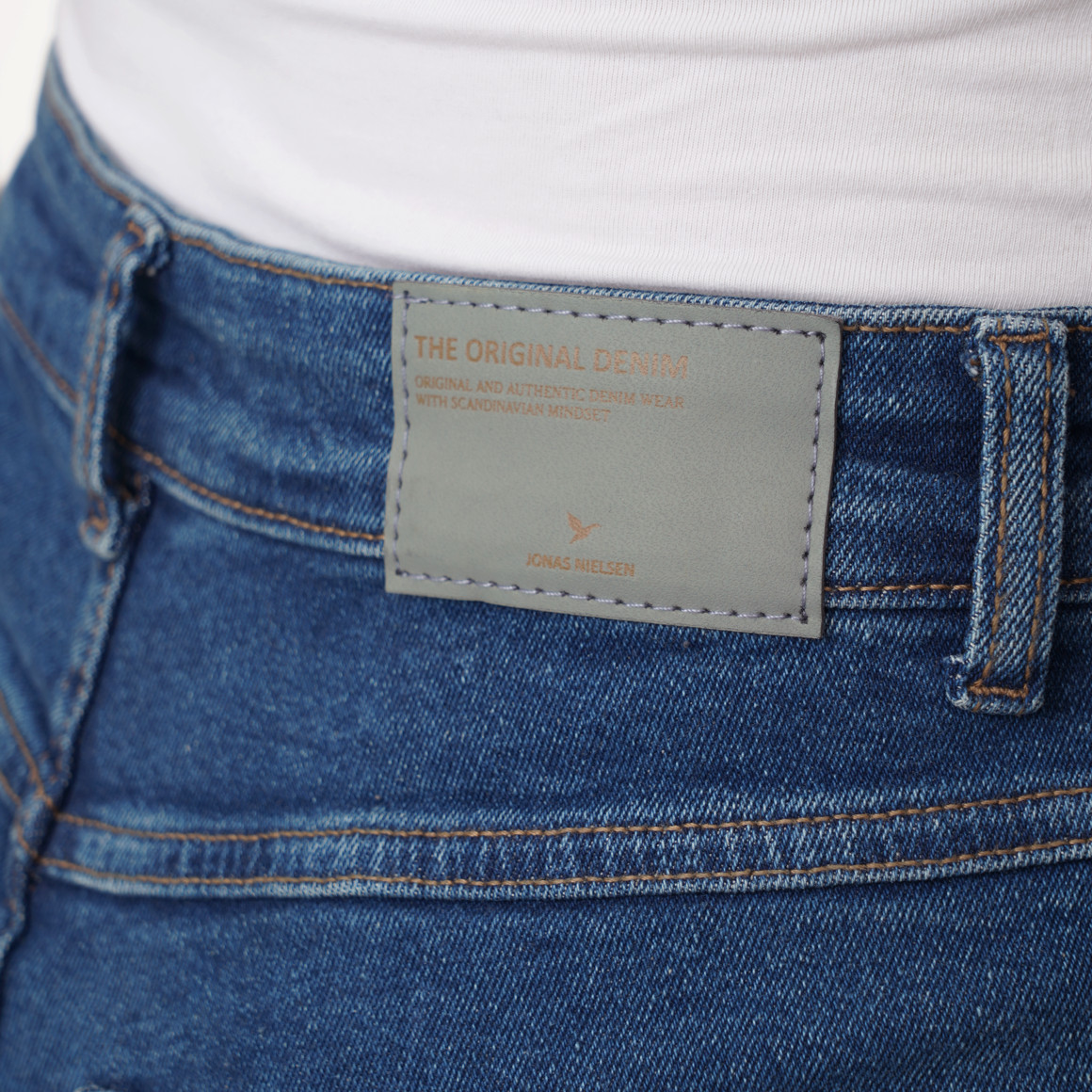 Dames-Mom-jeans met used-was