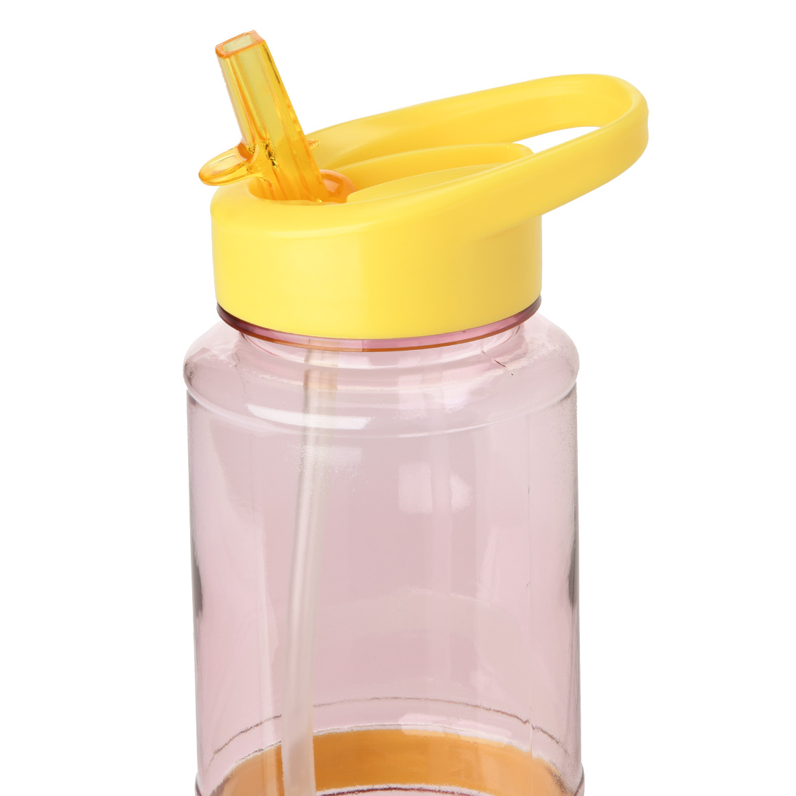 Trinkflasche mit Strohhalm