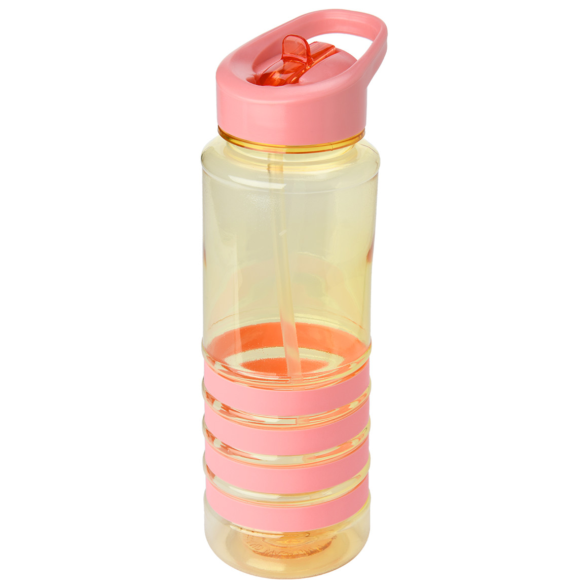 Trinkflasche mit Strohhalm